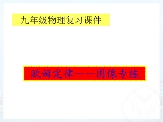 欧姆定律图像专练(1)