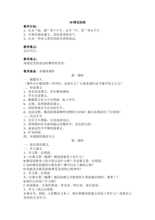 棉花姑娘教案 (2)