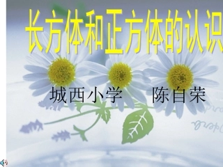 长方体和正方体的认识