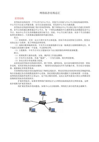 网络拓扑结构大全