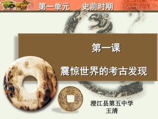 第一课震惊世界的考古发现