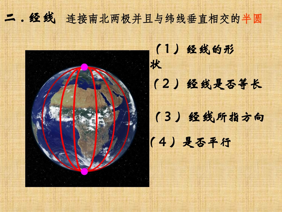 《认识地球-经纬网》上课用（共26张PPT）_第2页