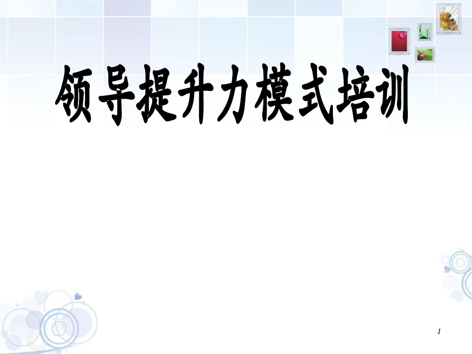 领导力提升模式培训-_第1页
