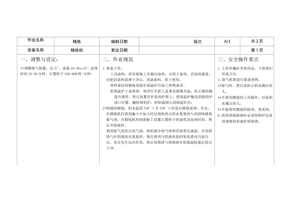 低压铸造作业指导书_第3页