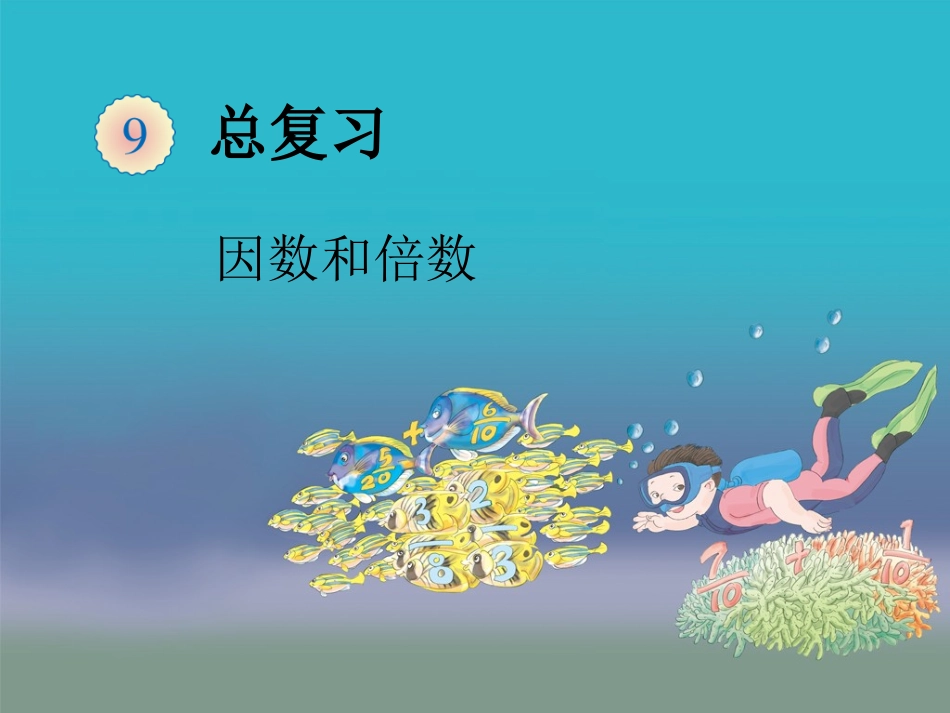 因数和倍数复习_第1页