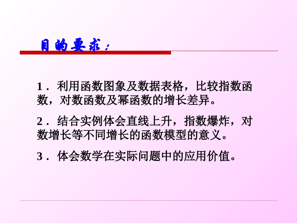 几类不同增长的函数模型_第2页