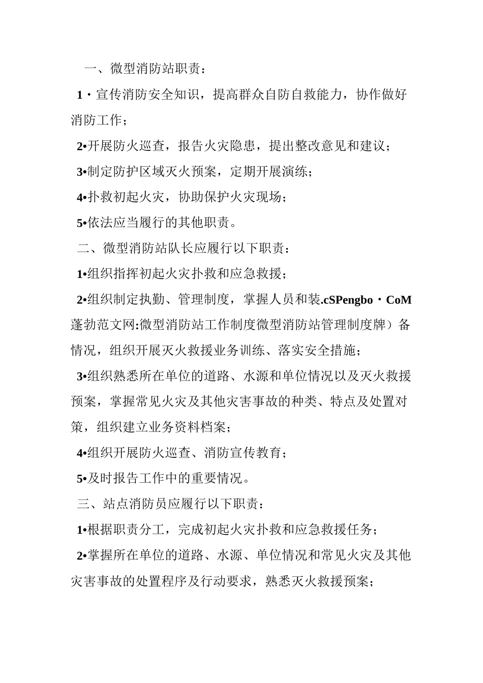 微型消防站工作制度 微型消防站管理制度牌_第2页