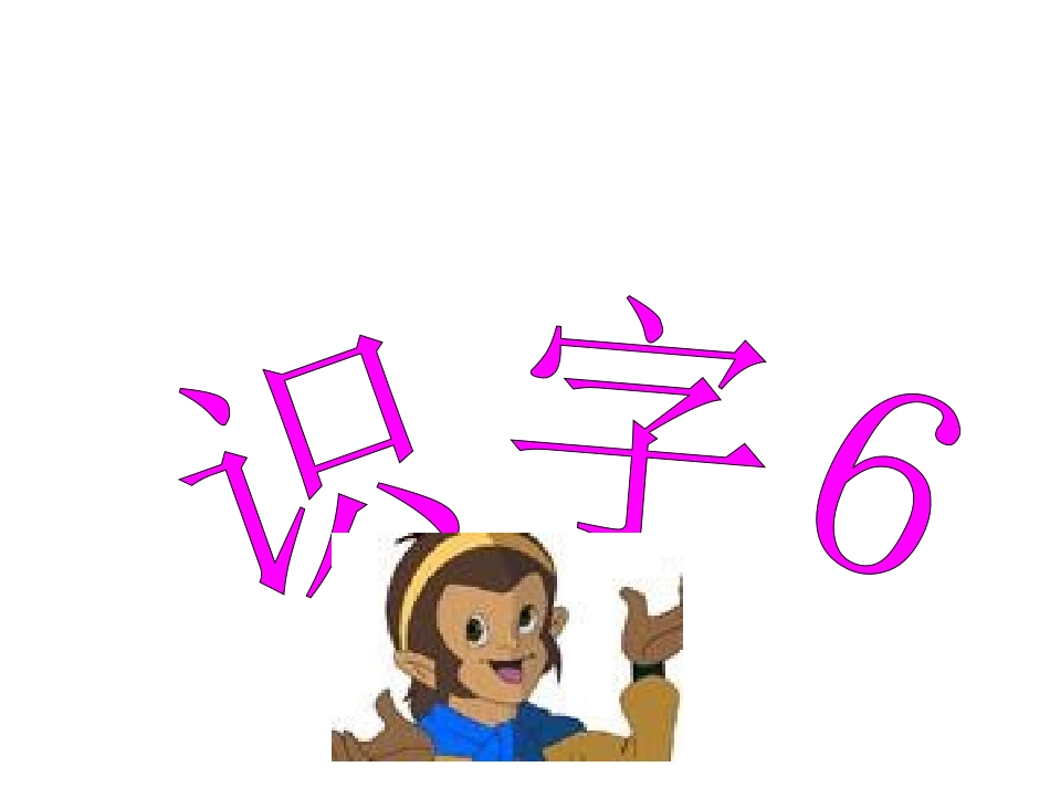 人教版语文二上《识字6》课件(3)_第1页