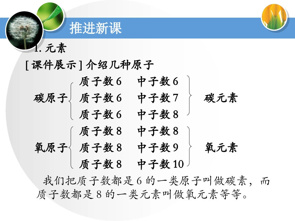 第三单元物质构成的奥秘课题三_第3页