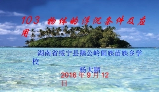 物体的浮沉条件及应用 (2)
