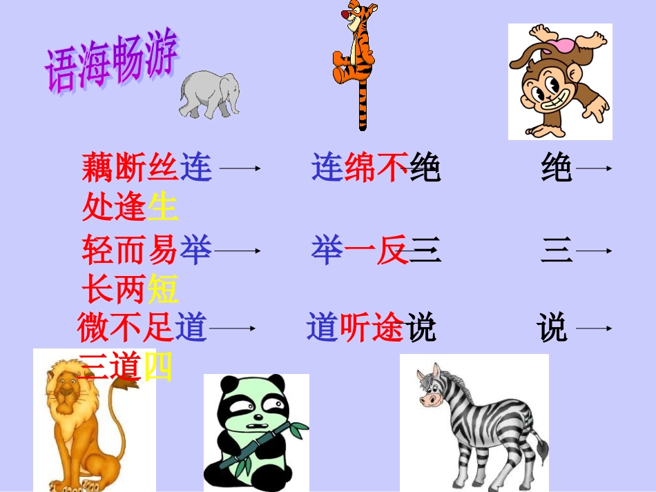 语文S版四年级上册《语文百花园六》PPT课件_第2页