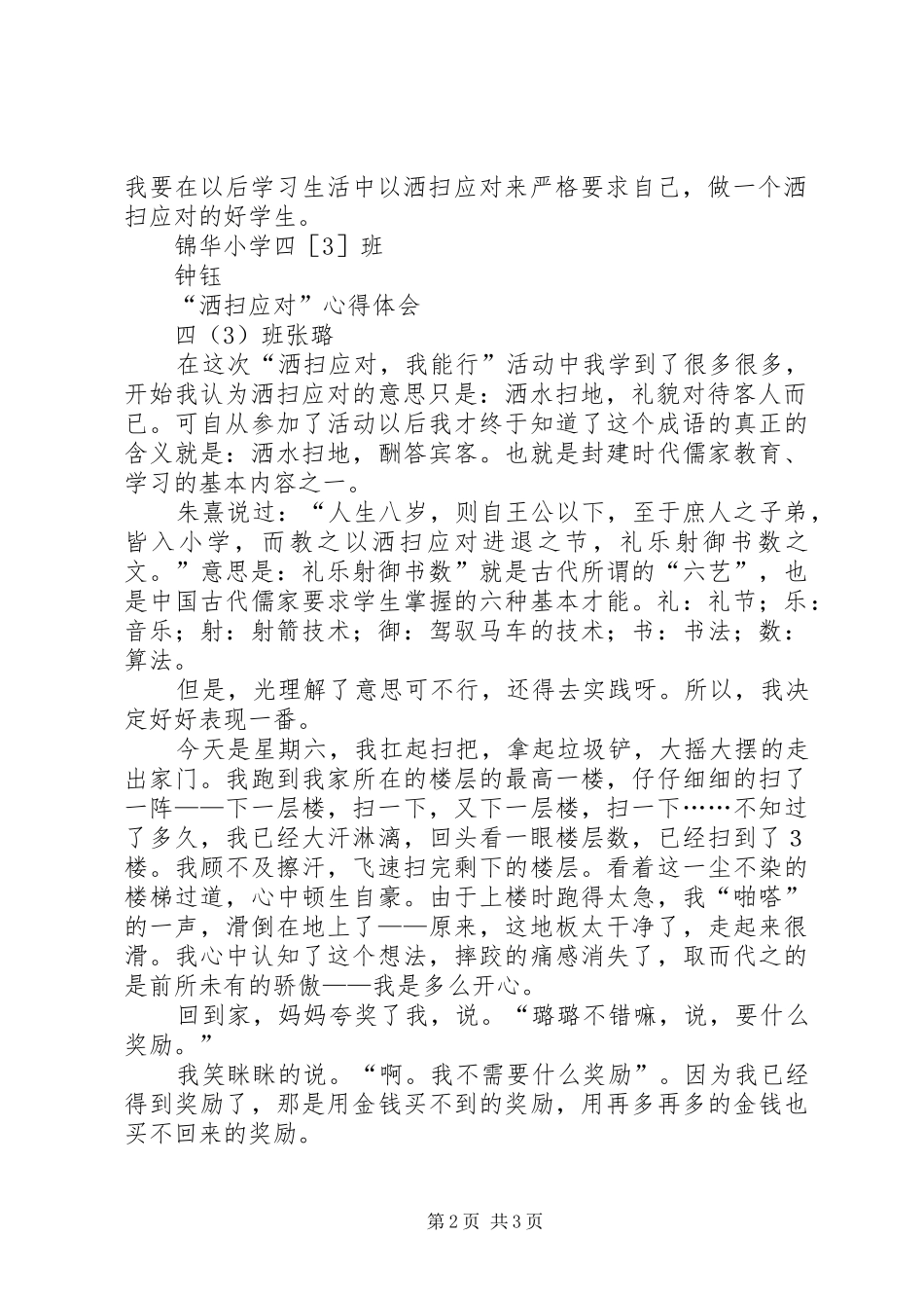 洒扫应队活动心得体会_第2页