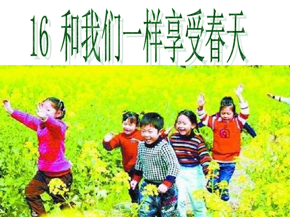 和我们一样享受春天完美版_第2页