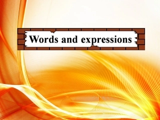 新版新目标八上Unit5课件Wordsandexpressions