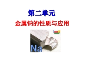 金属钠的性质与应用 (3)