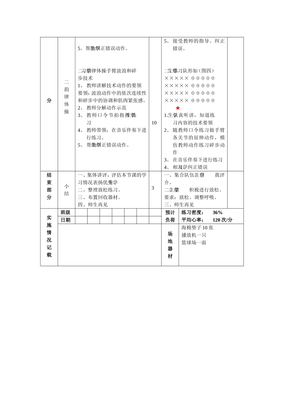 初三年级韵律体操_第3页