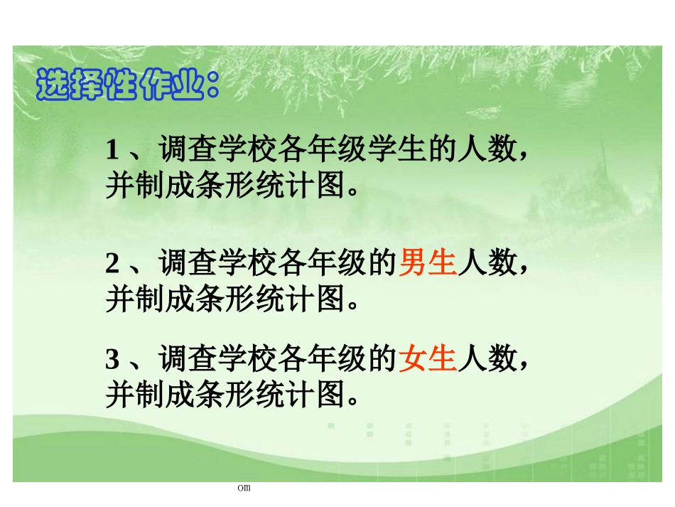 北师大版小学六年级上册数学《复式条形统计图PPT课件》_第2页