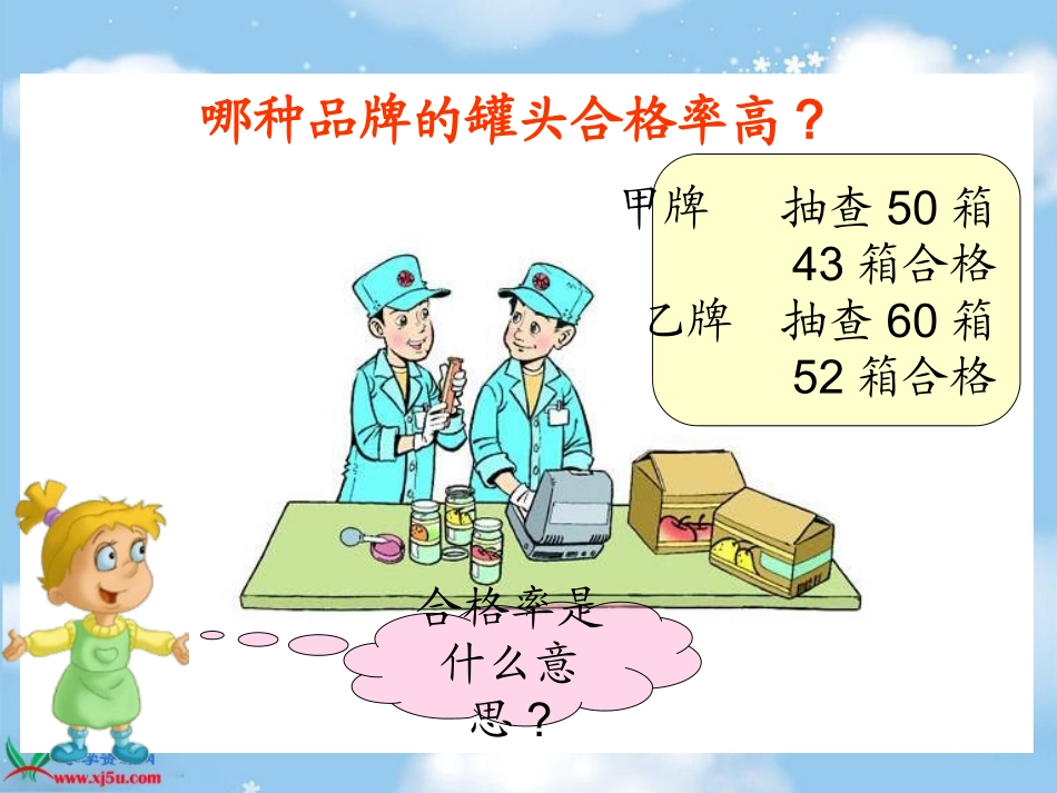 北师大版数学六年级上册《合格率》PPT课件_第3页