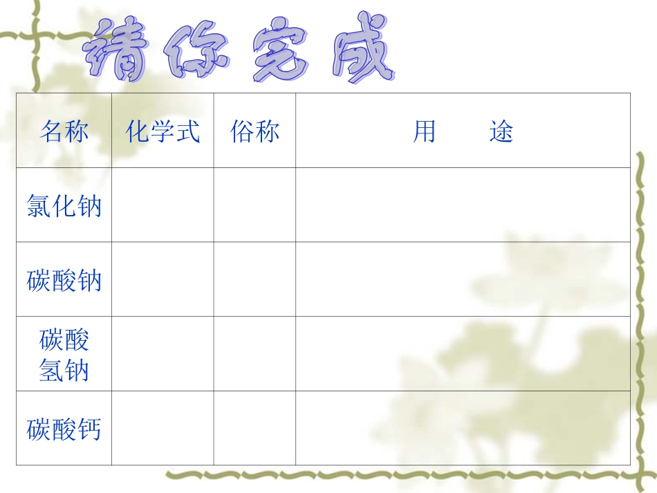 课题1、生活中常见的盐课件2_第3页
