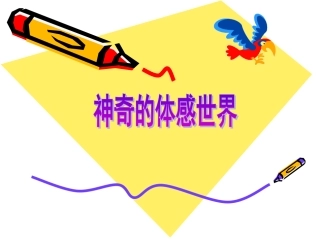 神奇的体感世界
