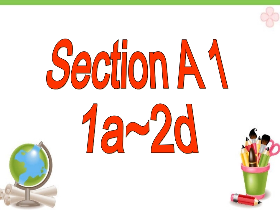 八年级英语下册Unit6SectionA1_第3页