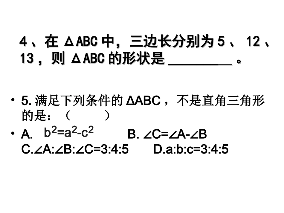 直角三角形复习课chai_第3页