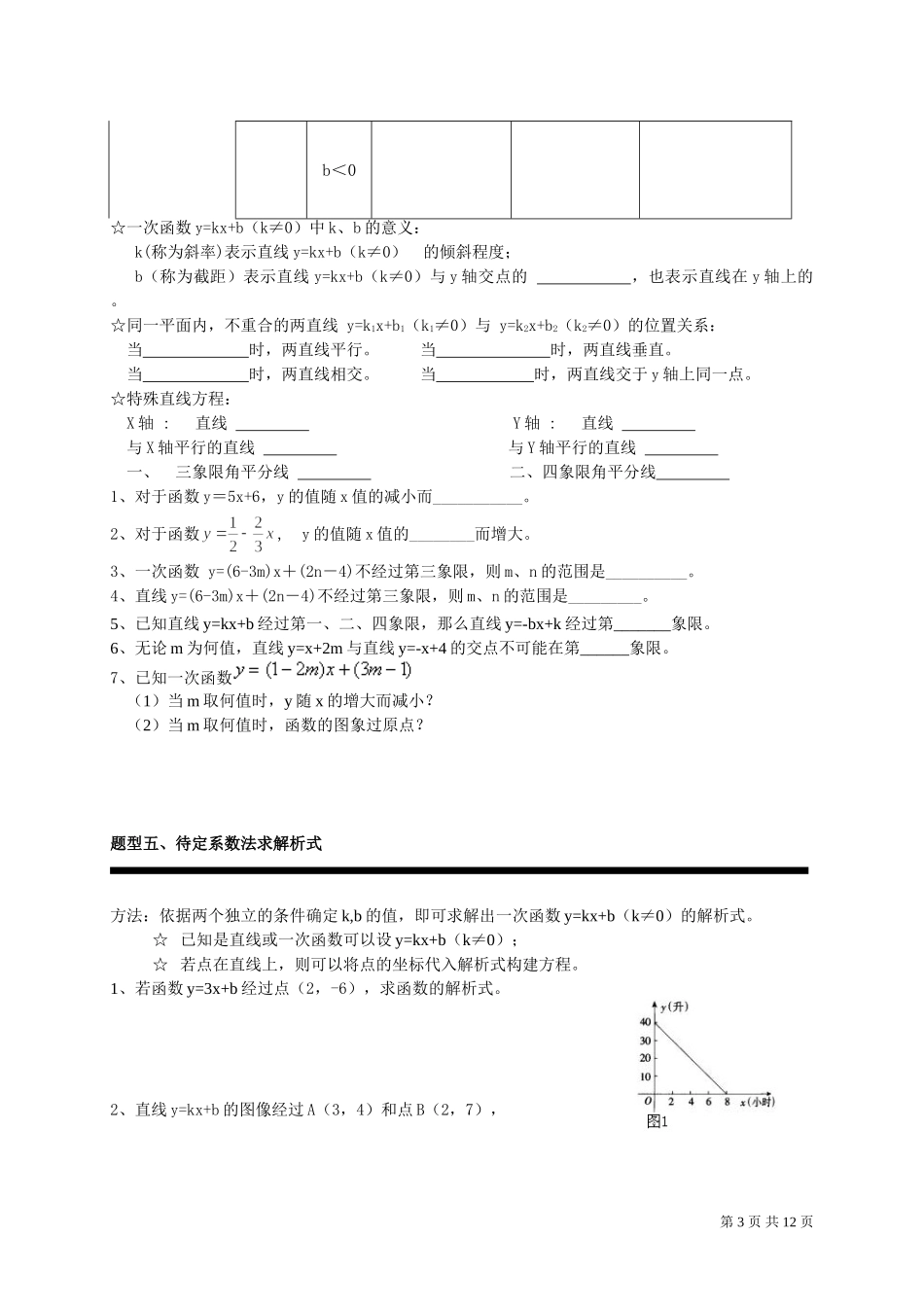 一次函数全章复习讲义_第3页