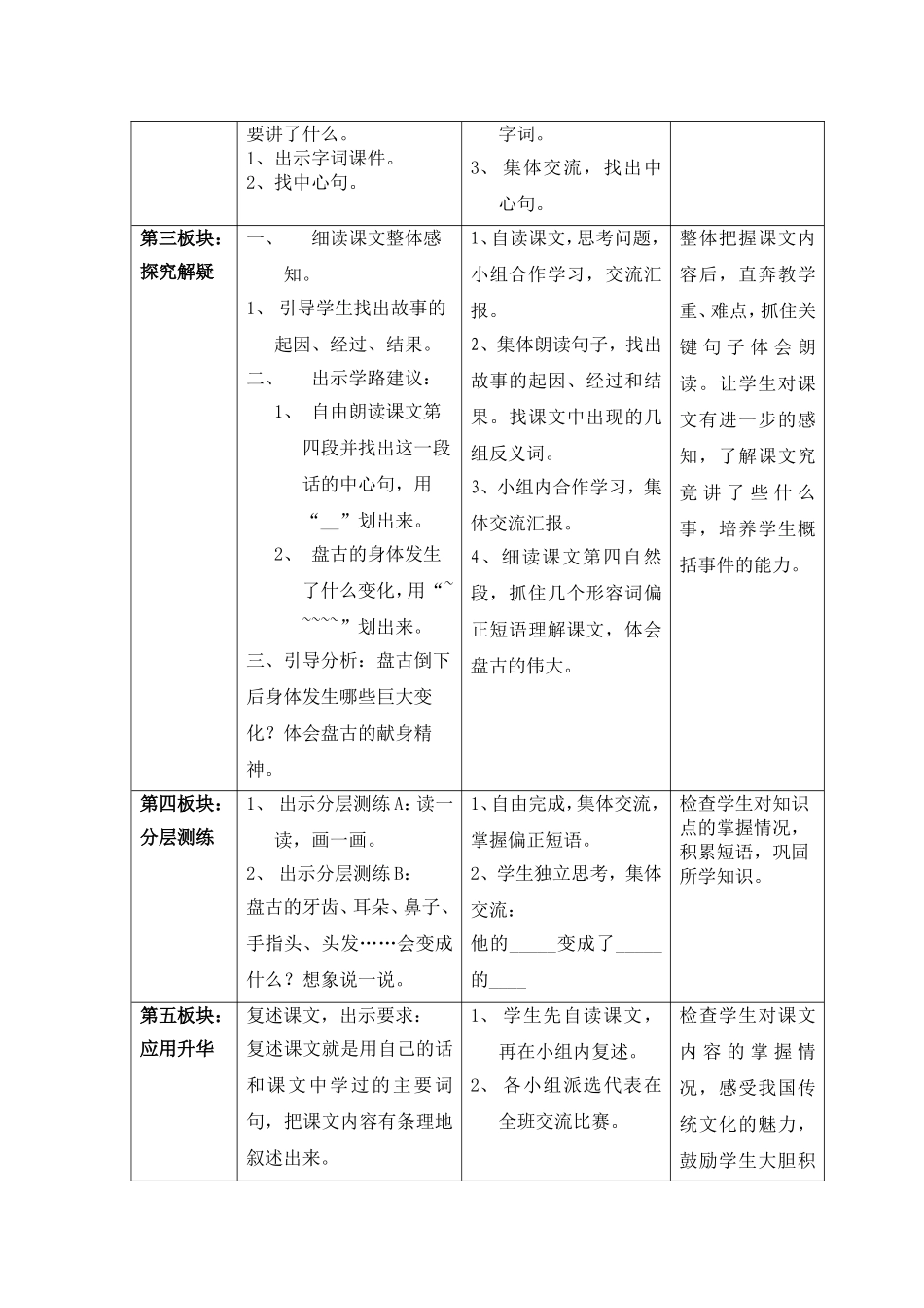 《盘古开天地》教学设计_第2页