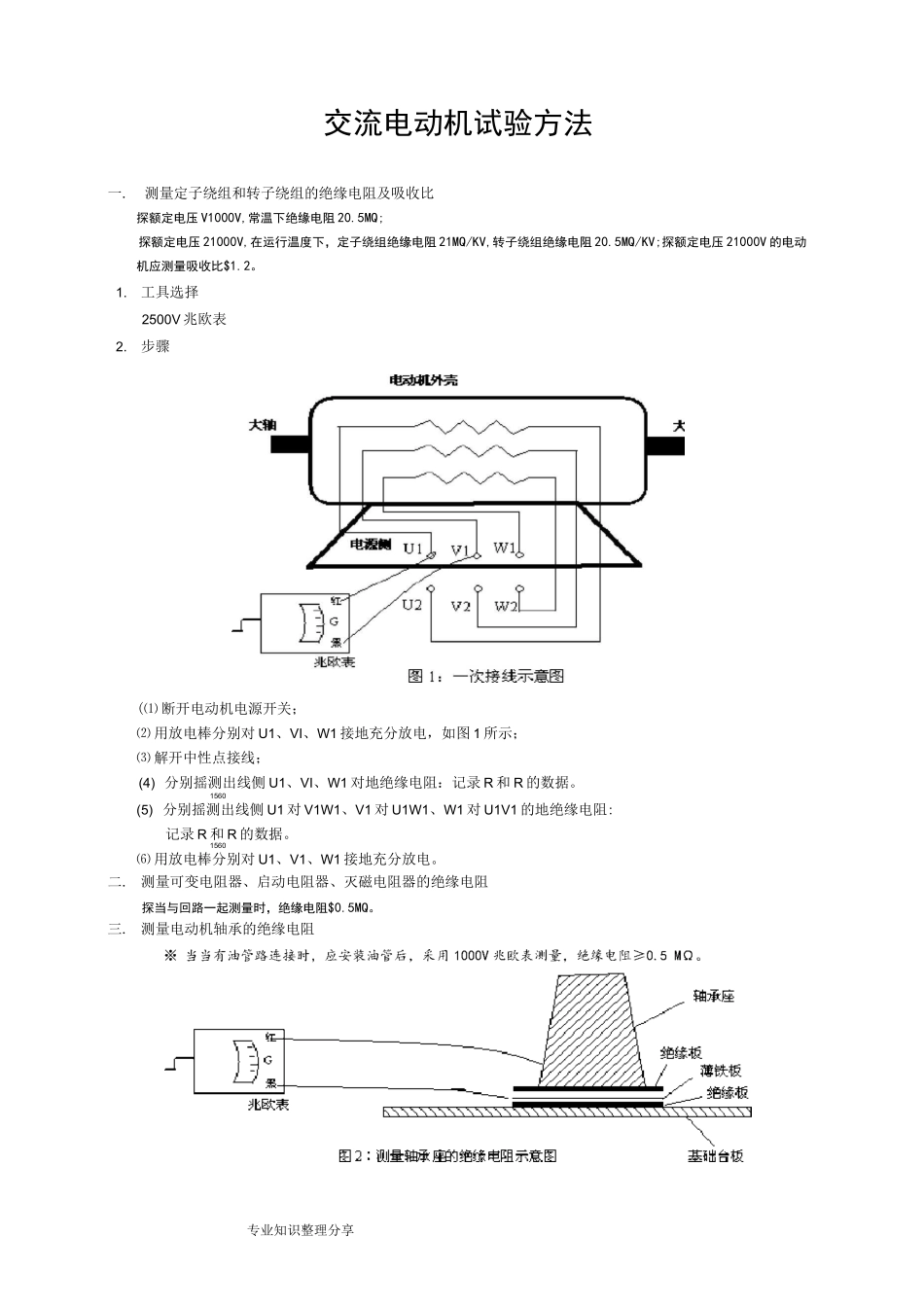 高压交流电动机试验方法_第1页
