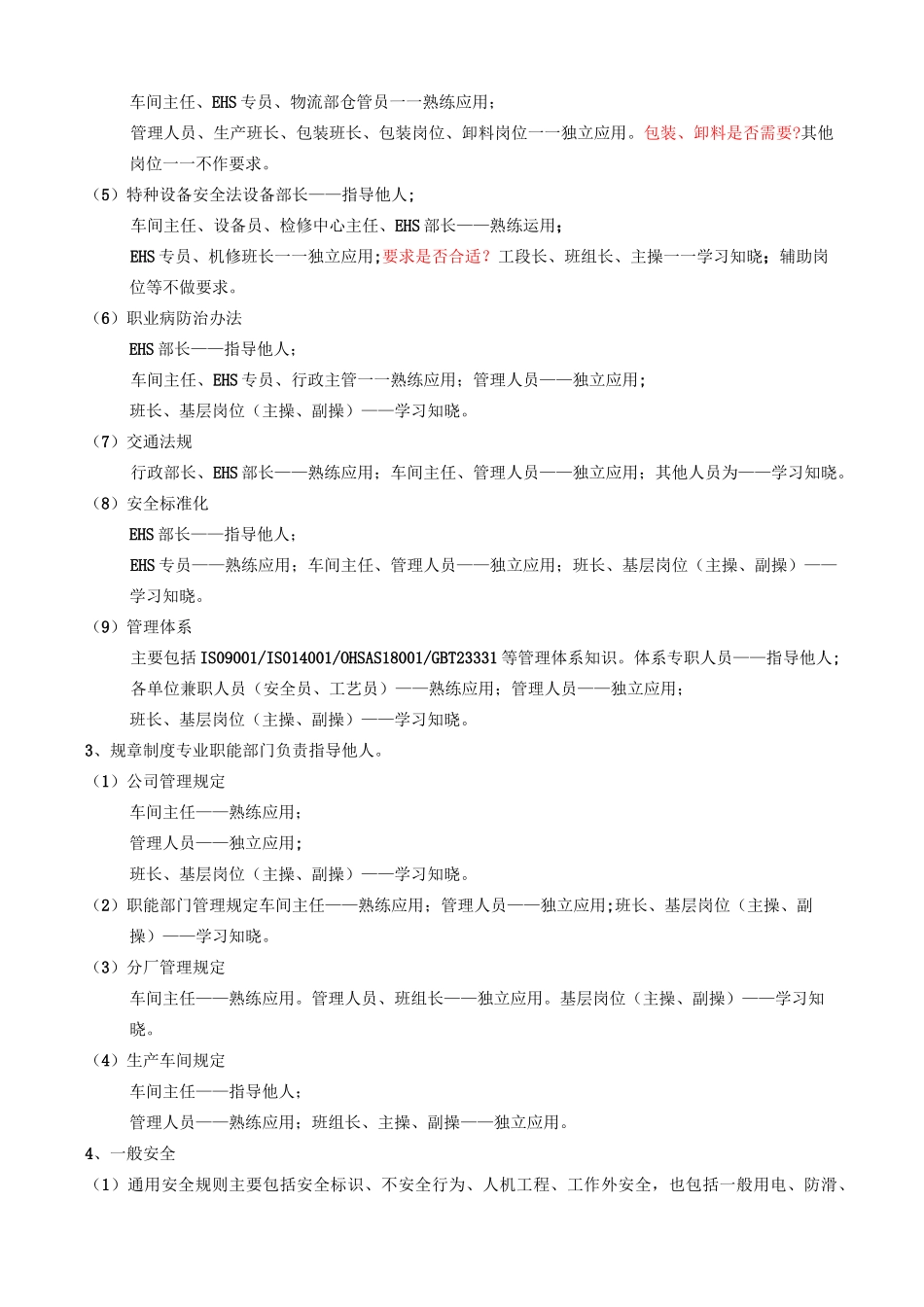 岗位技能要求矩阵-参考_第3页