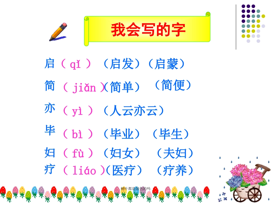 四年级上册：树叶都是绿色的吗_第3页