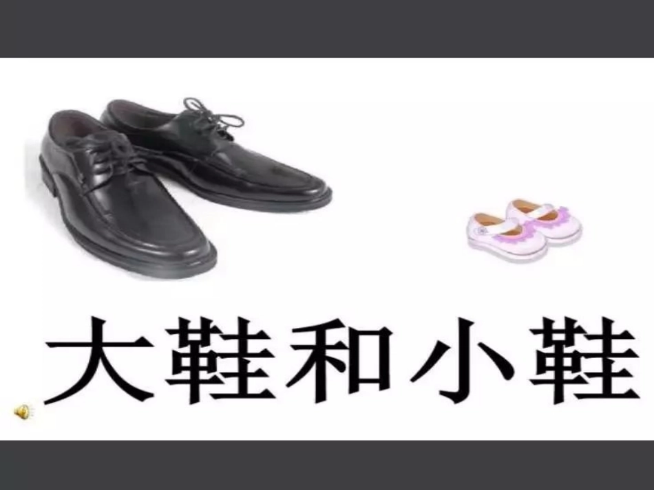 音乐大小鞋课件_第1页