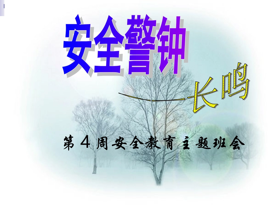 安全警钟长鸣_第1页