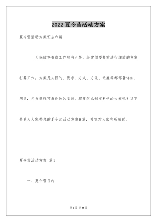 2024夏令营活动方案_40