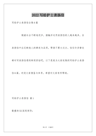 2024写给护士表扬信_9