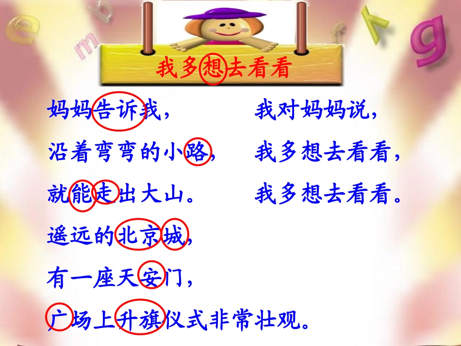 一年级《我多想去看看》课件_第3页