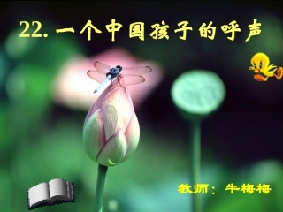 一个中国孩子的呼声