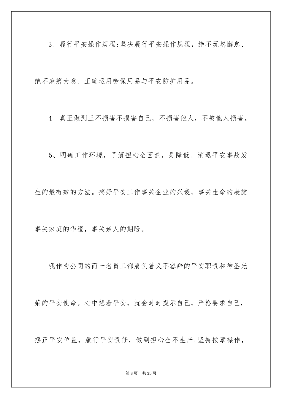 2024公司安全保证书_2_第3页