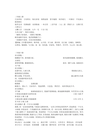 小学日积月累