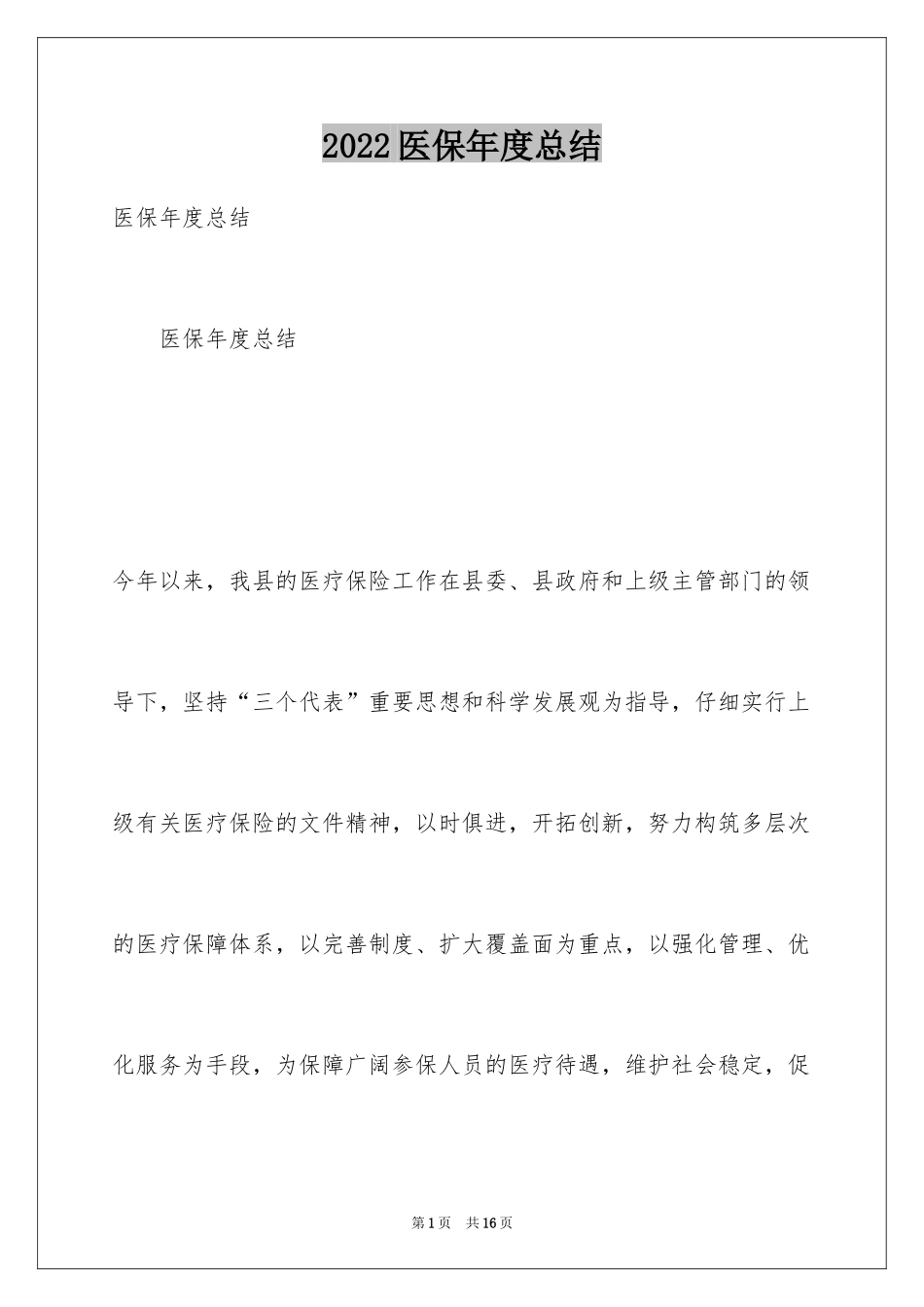 2024医保年度总结_第1页
