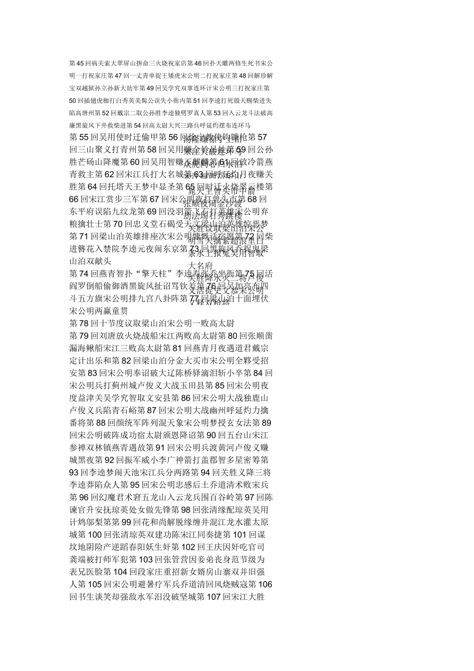 水浒传回目(全120回)_第2页