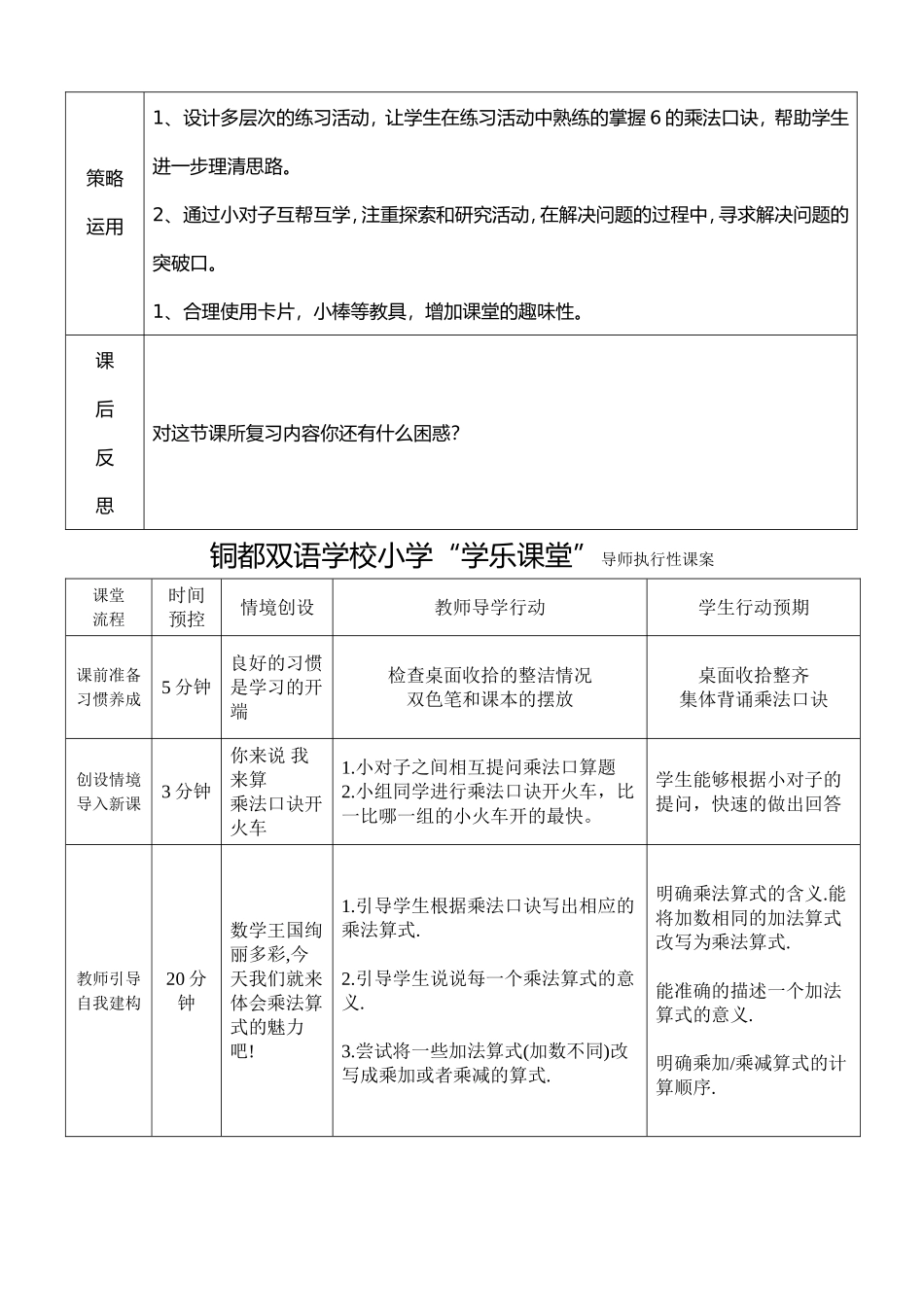 表内乘法一整理复习_第2页