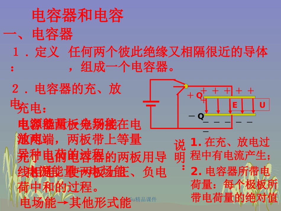 电容器和电容课件新人教版选修_第2页
