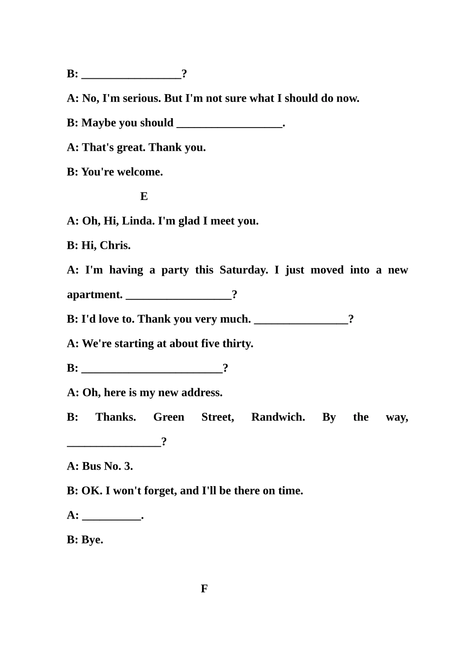 八年级下补全对话_第3页