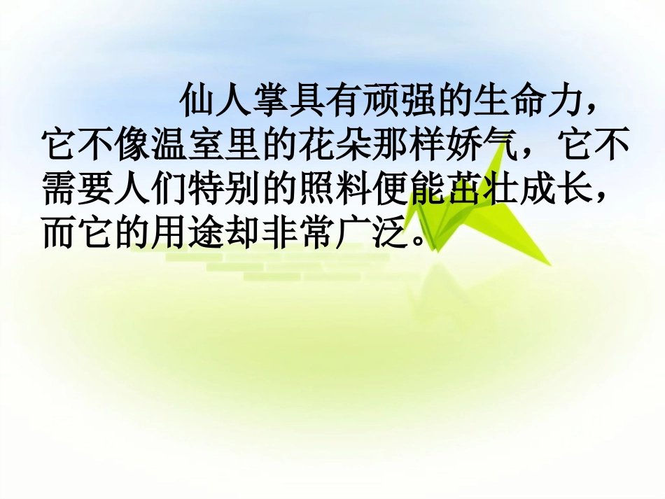 小学《仙人掌》课件_第2页