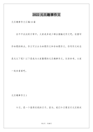 2024元旦趣事作文_4