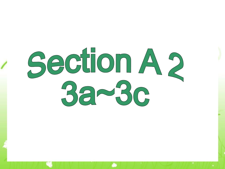 九年级英语上册+unit5+SectionA(3a-3c)_第2页