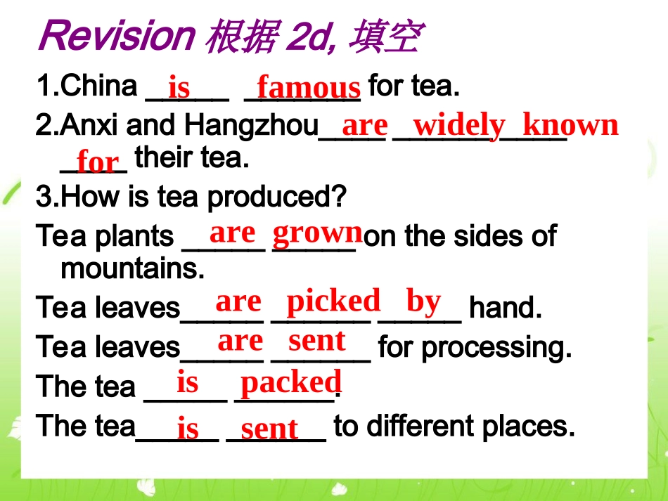 九年级英语上册+unit5+SectionA(3a-3c)_第3页
