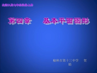 线段射线直线演示文稿
