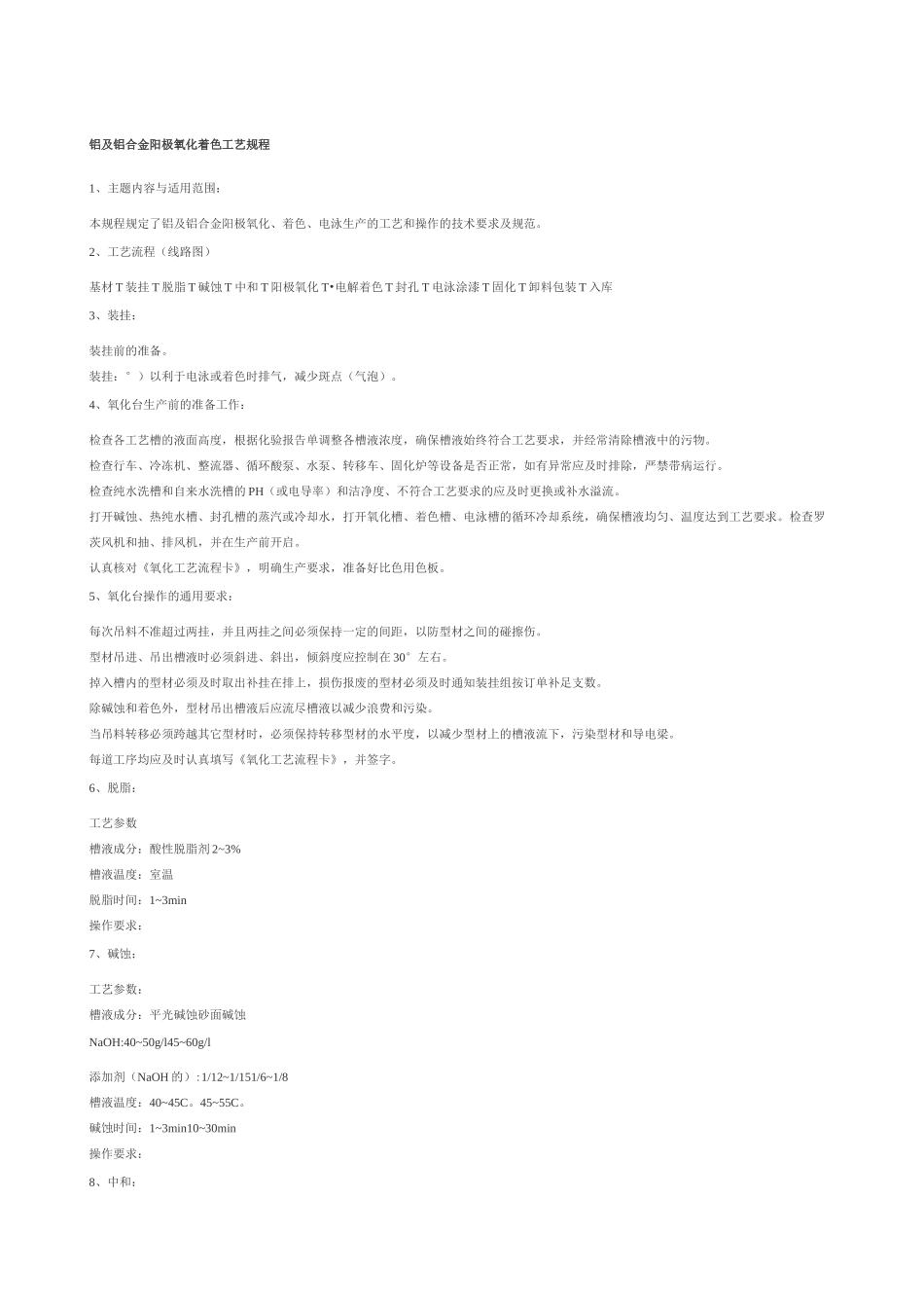 铝合金阳极氧化工艺流程_第2页